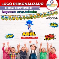 Sonic Logo Personalizado con Nombre