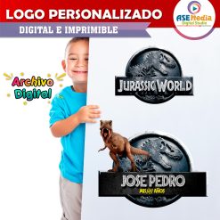 Jurassic Park Logo Personalizado con Nombre
