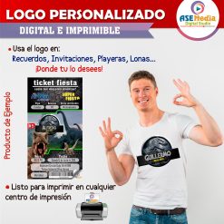 Jurassic Park Logo Personalizado con Nombre