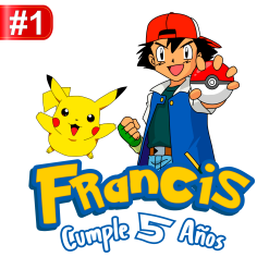 Pokémon Logo Personalizado con Nombre