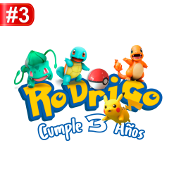 Pokémon Logo Personalizado con Nombre