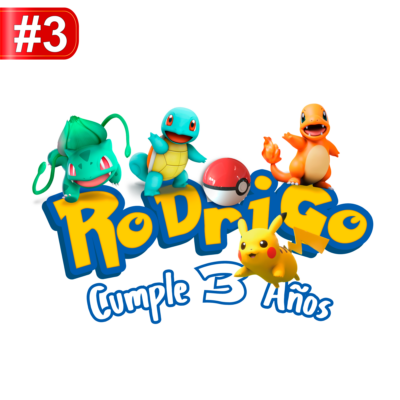 Pokémon Logo Personalizado con Nombre