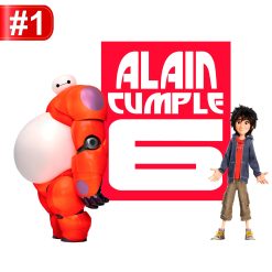 6 Grandes Héroes Logo Personalizado con Nombre
