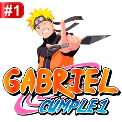 Naruto Shippuden Logo Personalizado con Nombre