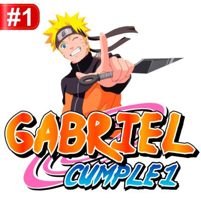 Naruto Shippuden Logo Personalizado con Nombre