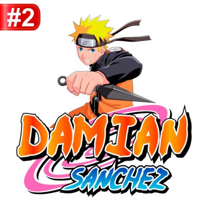 Naruto Shippuden Logo Personalizado con Nombre