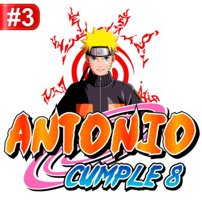 Naruto Shippuden Logo Personalizado con Nombre