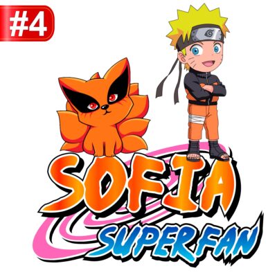 Naruto Shippuden Logo Personalizado con Nombre