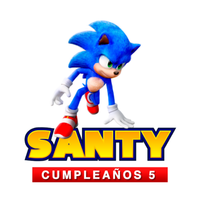 Sonic Logo Personalizado con Nombre
