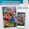 Encanto Familia Madrigal Invitación de Cumpleaños Digital Personalizada