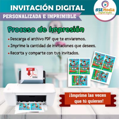 Paw Patrol Invitación de Cumpleaños Digital Personalizada #4