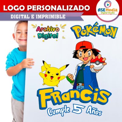 Pokémon Logo Personalizado con Nombre