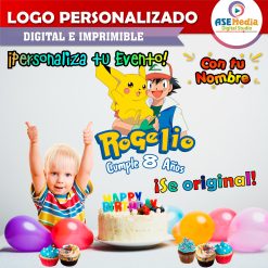 Pokémon Logo Personalizado con Nombre
