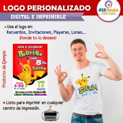 Pokémon Logo Personalizado con Nombre