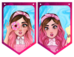 Mis Pastelitos Banderines Temáticos Imprimibles para Cumpleaños