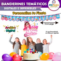 Mis Pastelitos Banderines Temáticos Imprimibles para Cumpleaños