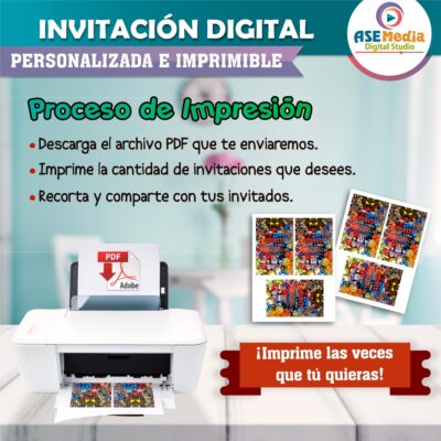 Cuphead Invitación de Cumpleaños Digital Personalizada #2