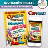 Cuphead Invitación de Cumpleaños Digital Personalizada #4