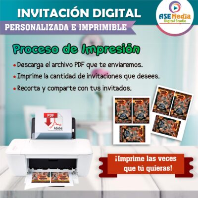Jurassic World Invitación de Cumpleaños Digital Personalizada
