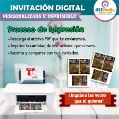 Jurassic World, El Reino Caido Invitación de Cumpleaños Digital Personalizada