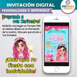 Mis Pastelitos Invitación de Cumpleaños Digital Personalizada