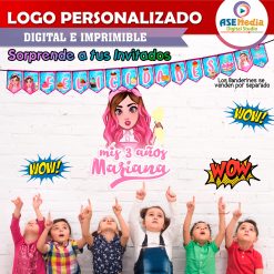 Mis Pastelitos Logo Personalizado con Nombre