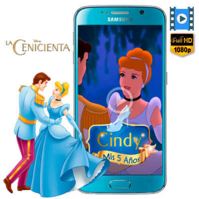 La Cenicienta Video Invitación Animada para Cumpleaños