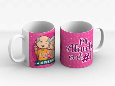 Dia del Abuelo 10 Plantillas para Sublimación de Tazas Gratis