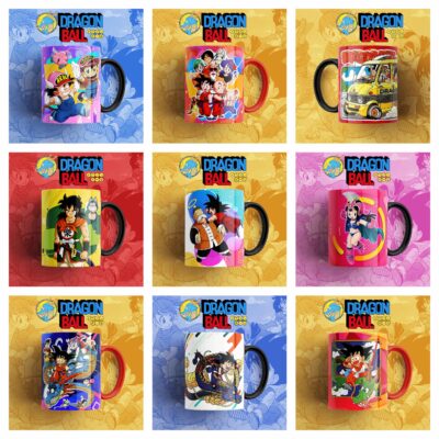 Dragon Ball 16 Plantillas para Sublimación de Tazas Gratis