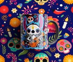Dia de Muertos Plantillas para Sublimación de Tazas Gratis