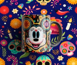 Dia de Muertos Plantillas para Sublimación de Tazas Gratis