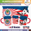 Club Deportivo Guadalajara Chivas Plantilla Editable para Taza