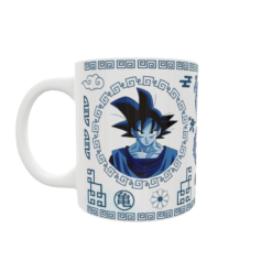 Dragon Ball Goku Arte Oriental Plantilla Editable para Taza de Sublimación Gratis