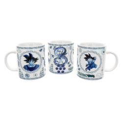 Dragon Ball Goku Arte Oriental Plantilla Editable para Taza de Sublimación Gratis