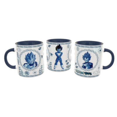 Dragon Ball Vegueta Arte Oriental Plantilla Editable para Taza de Sublimación - Imagen 6