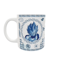 Alternative view of Dragon Ball Vegueta Arte Oriental Plantilla Editable para Taza de Sublimación