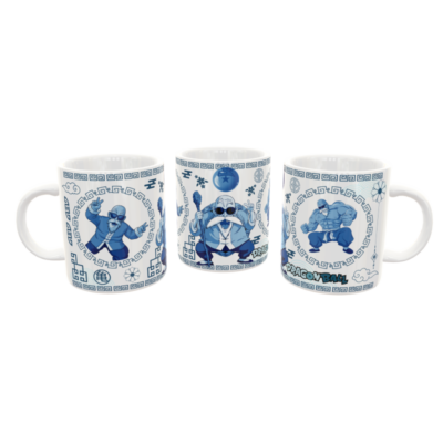 Dragon Ball Maestro Roshi Arte Oriental Plantilla Editable para Taza de Sublimación - Imagen 5