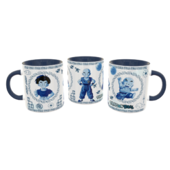 Dragon Ball Krilin Arte Oriental Plantilla Editable para Taza de Sublimación Gratis