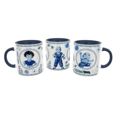 Dragon Ball Krilin Arte Oriental Plantilla Editable para Taza de Sublimación Gratis