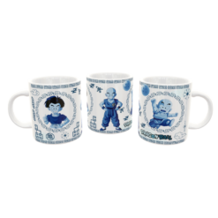 Dragon Ball Krilin Arte Oriental Plantilla Editable para Taza de Sublimación Gratis