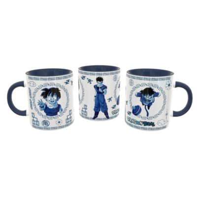 Dragon Ball Gohan Arte Oriental Plantilla Editable para Taza de Sublimación - Imagen 6