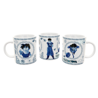Dragon Ball Gohan Arte Oriental Plantilla Editable para Taza de Sublimación - Imagen 5