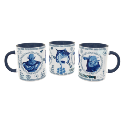 Dragon Ball Picoro Arte Oriental Plantilla Editable para Taza de Sublimación - Imagen 6