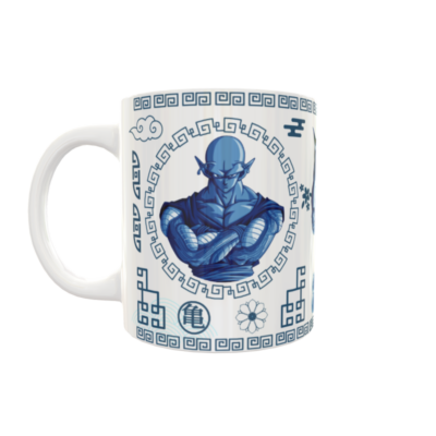 Dragon Ball Picoro Arte Oriental Plantilla Editable para Taza de Sublimación - Imagen 2