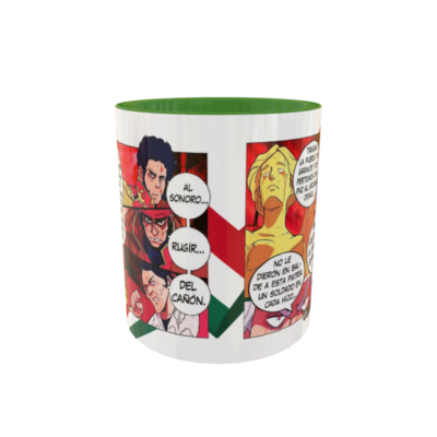¡Viva México! Cómic Plantilla Editable para Taza de Sublimación Gratis - Imagen 3