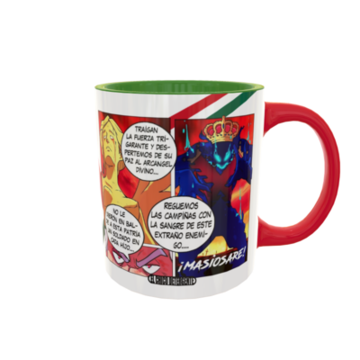 ¡Viva México! Cómic Plantilla Editable para Taza de Sublimación Gratis - Imagen 4