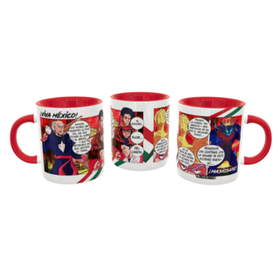 ¡Viva México! Cómic Plantilla Editable para Taza de Sublimación Gratis - Imagen 6