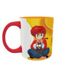 Ranma y Medio 1/2 ½ Plantilla Editable para Taza de Sublimación