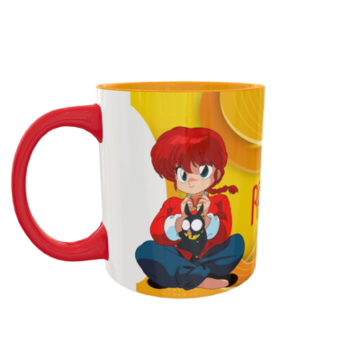 Ranma y Medio 1/2 ½ Plantilla Editable para Taza de Sublimación