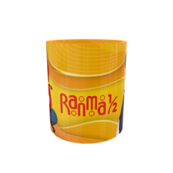 Ranma y Medio 1/2 ½ Plantilla Editable para Taza de Sublimación